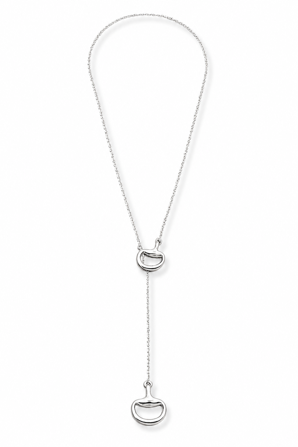 Equestrian Horse Bit Lariat Necklace