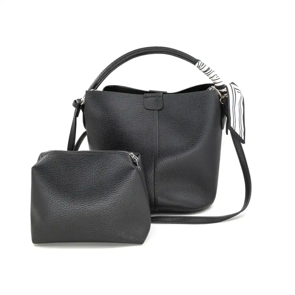sadie bucket bag with crossbody strap