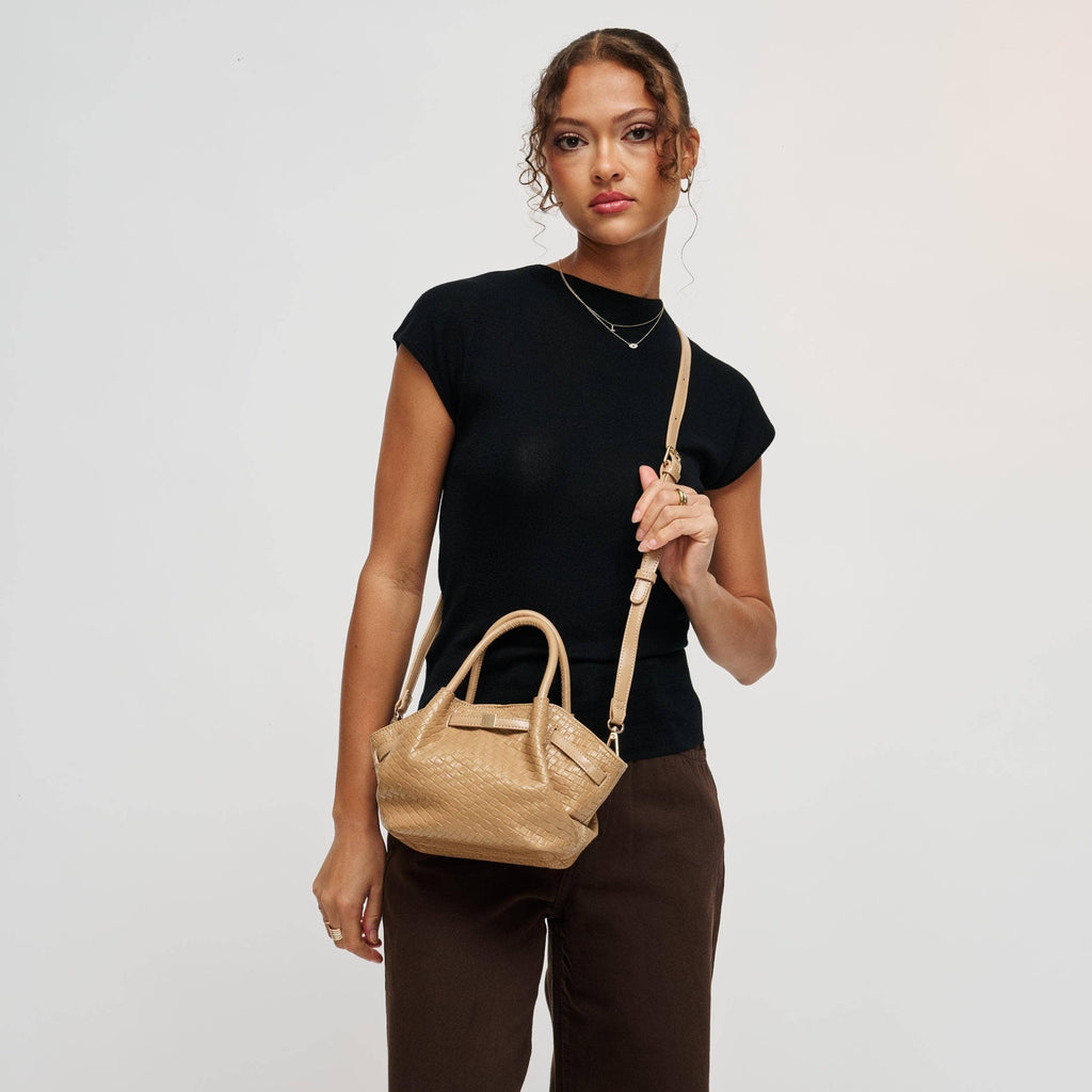 Selena - Embossed Woven Mini Crossbody