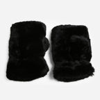 Fur Fingerless Gloves