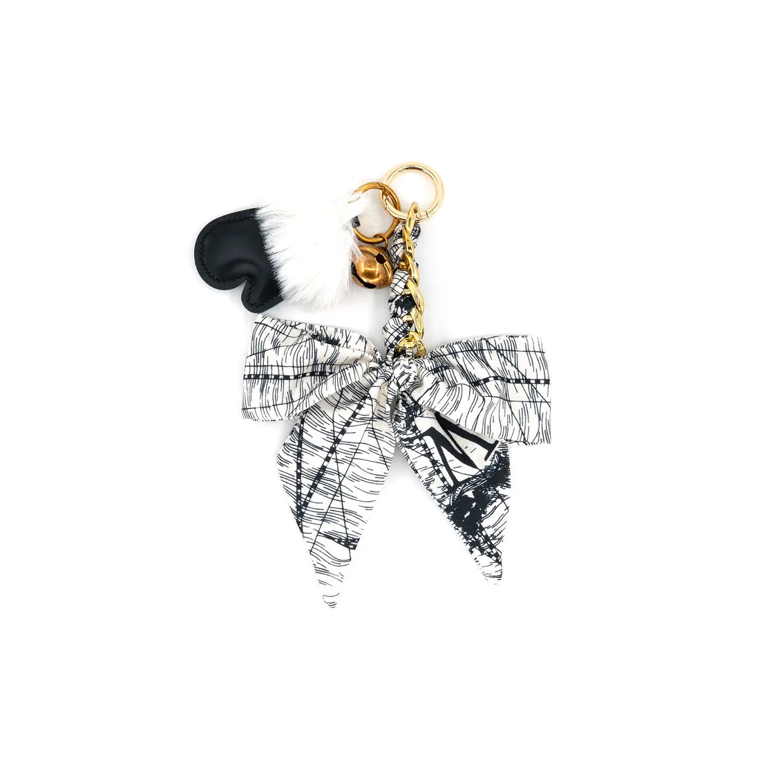Scarf Bow Bag Charm