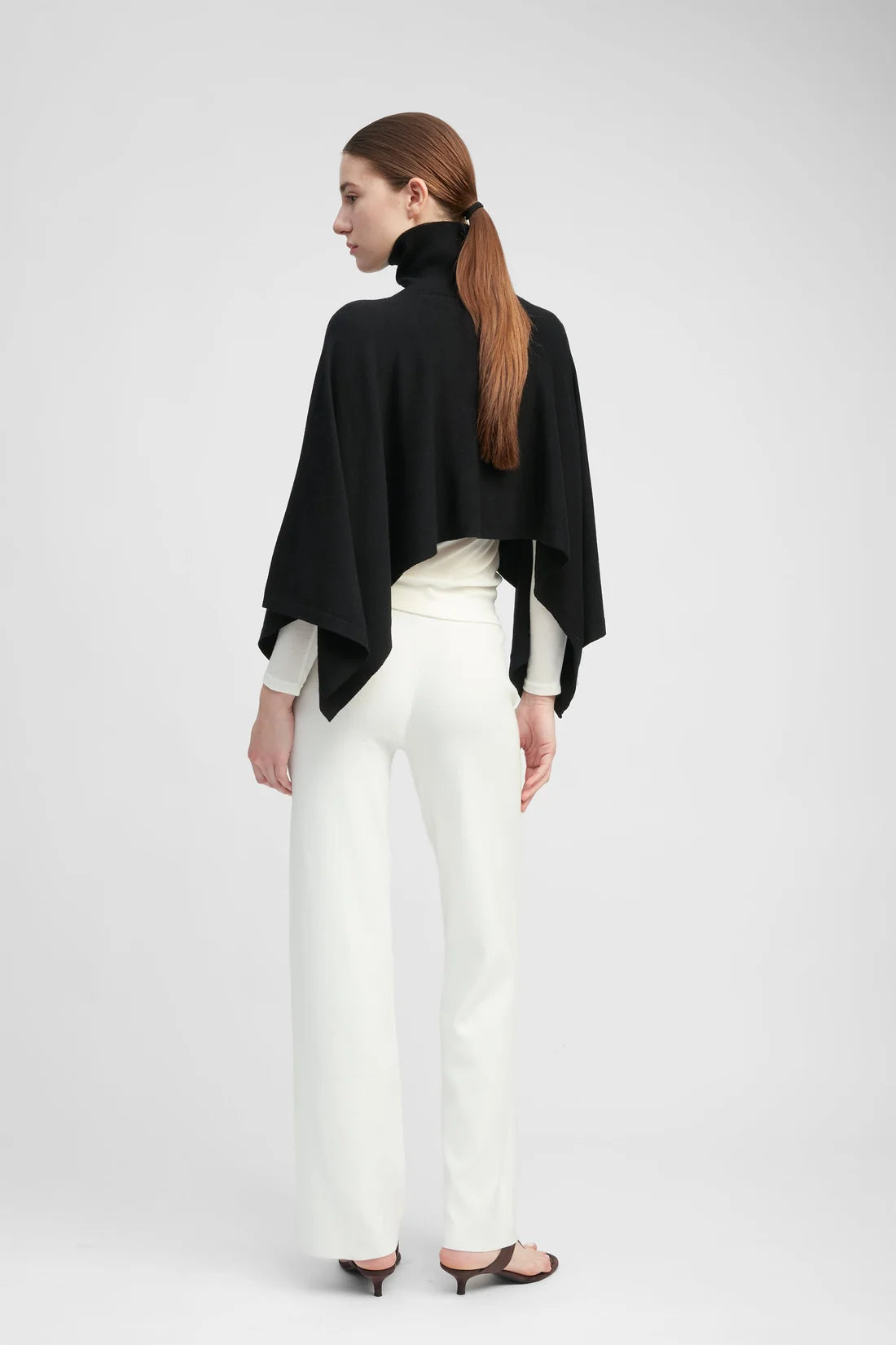 High Neck Cape Top