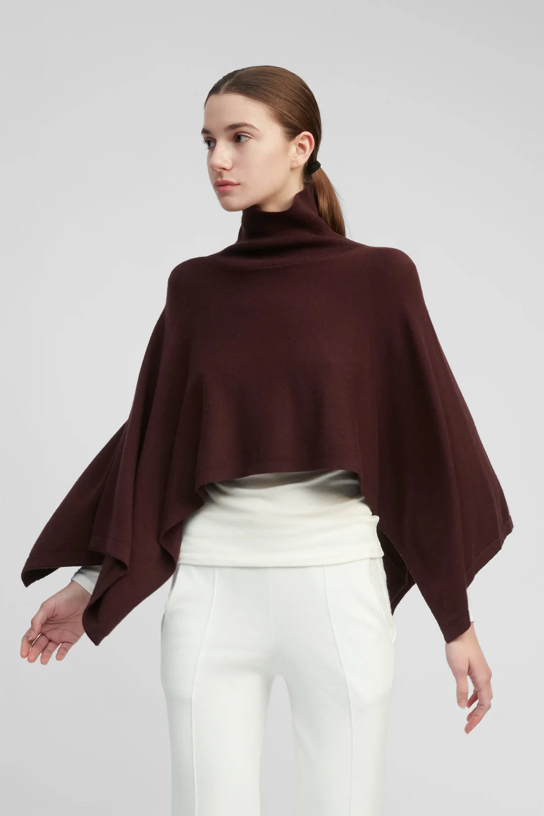 High Neck Cape Top