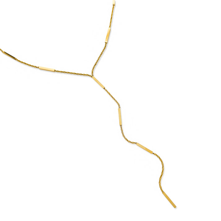 Water Resistant Gold Lariat Necklace