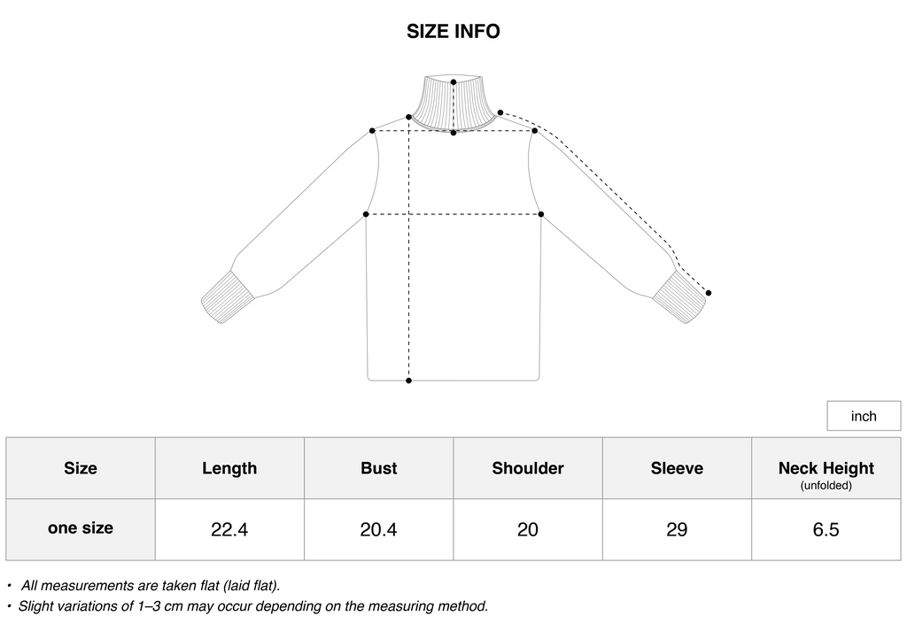 Mongul Soft Funnel Neck Sweater