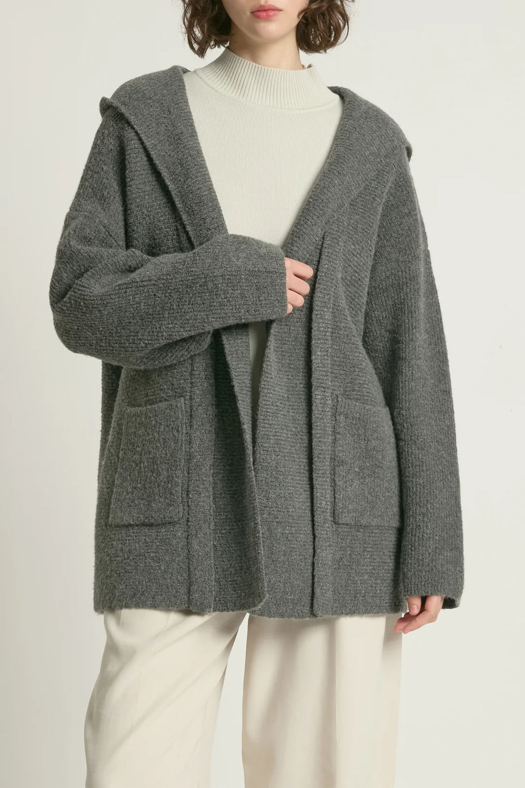 Haven Hoodie Cardigan with Pockets