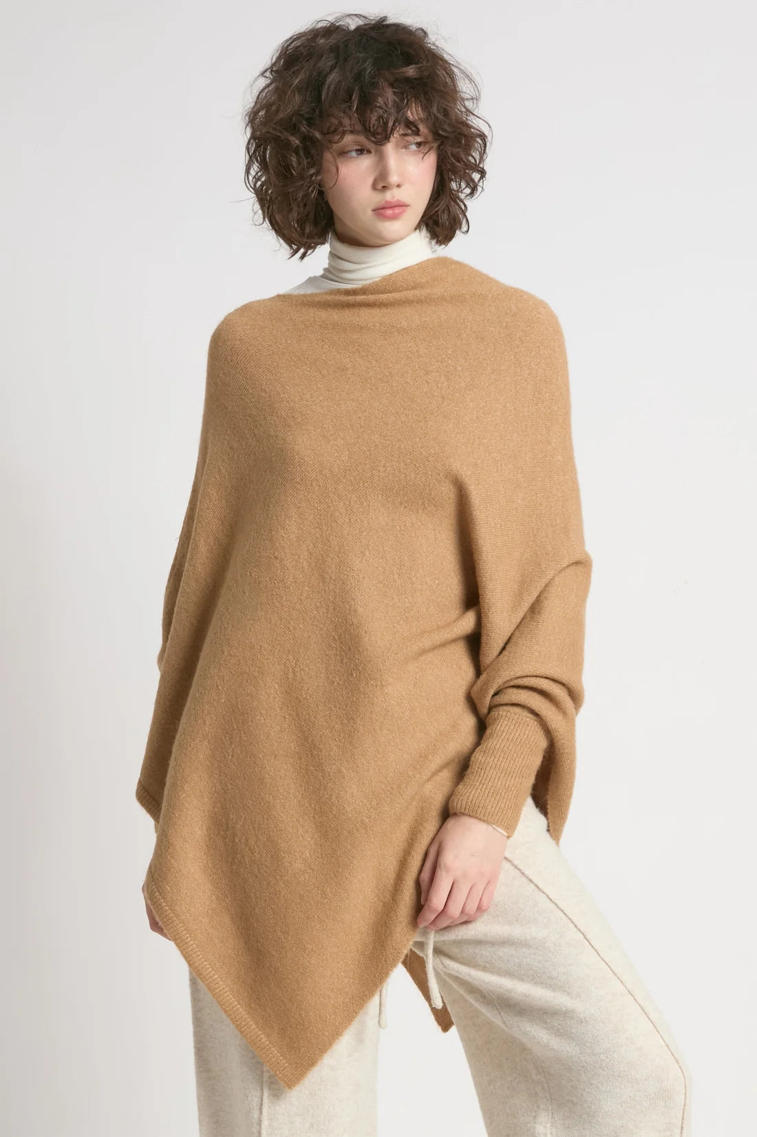 Triangle Poncho with Sleeves