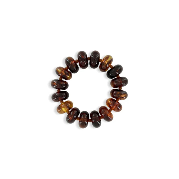 Rondelle Resin Beaded Stretch Bracelet
