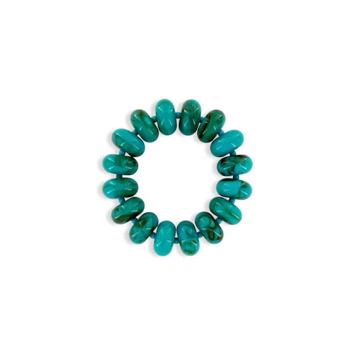 Rondelle Resin Beaded Stretch Bracelet