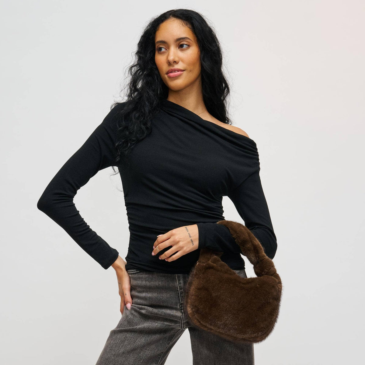 Monica - Faux Fur Crossbody
