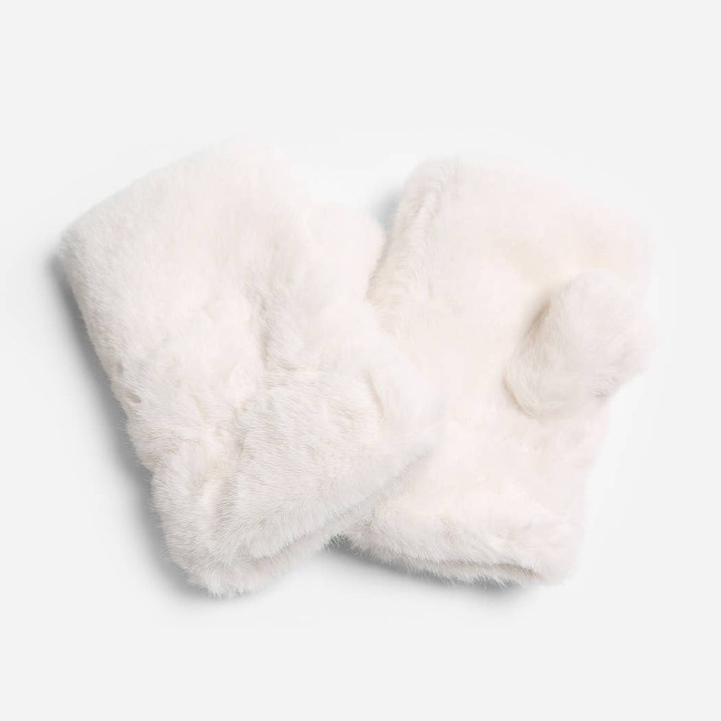Fur Fingerless Gloves