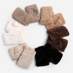 Fur Fingerless Gloves