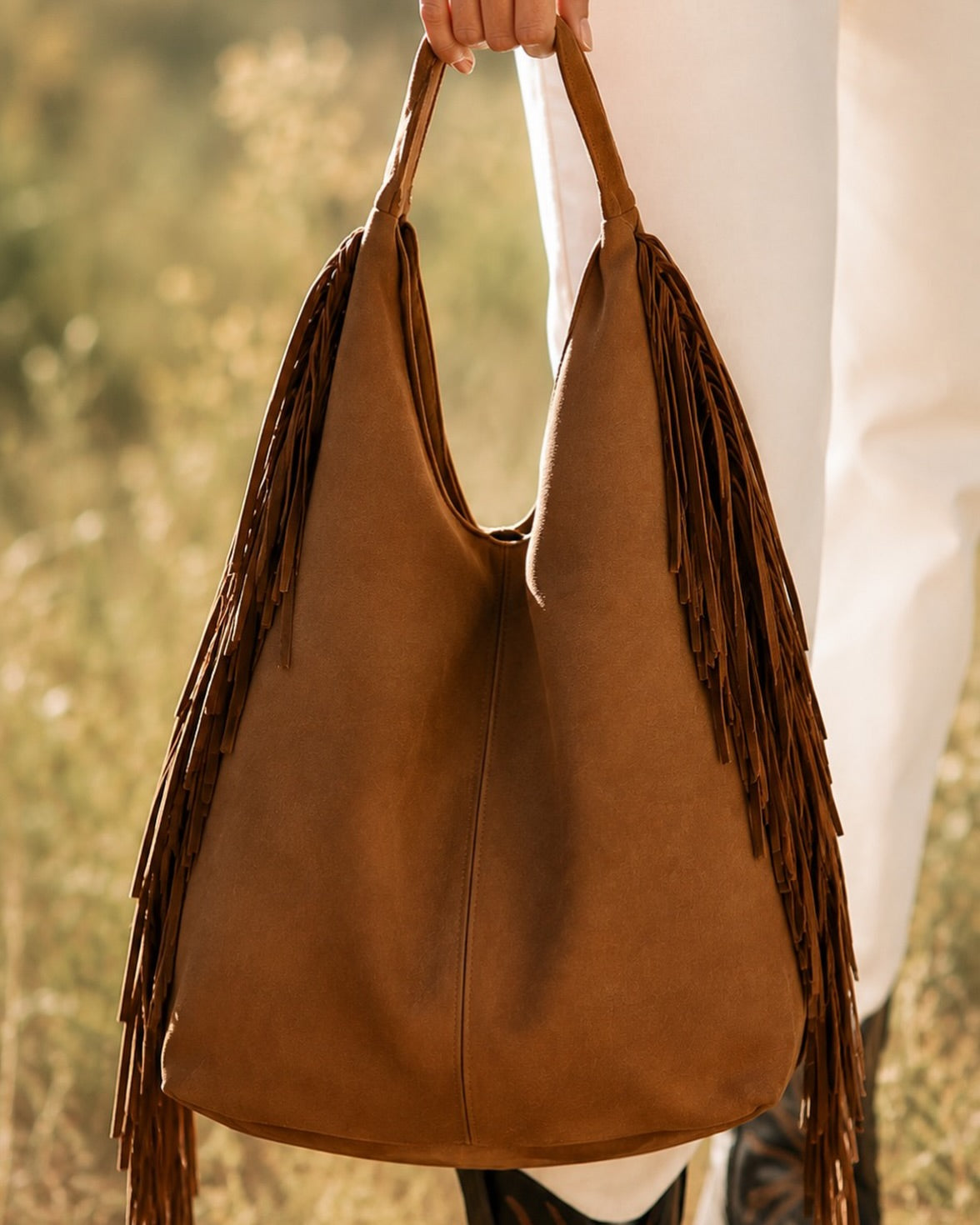 Sahara Suede Handbag