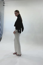 High Neck Cape Top