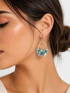 Santorin Aegean Sea Earrings