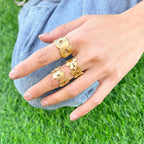 Water Resistant Textured Ring