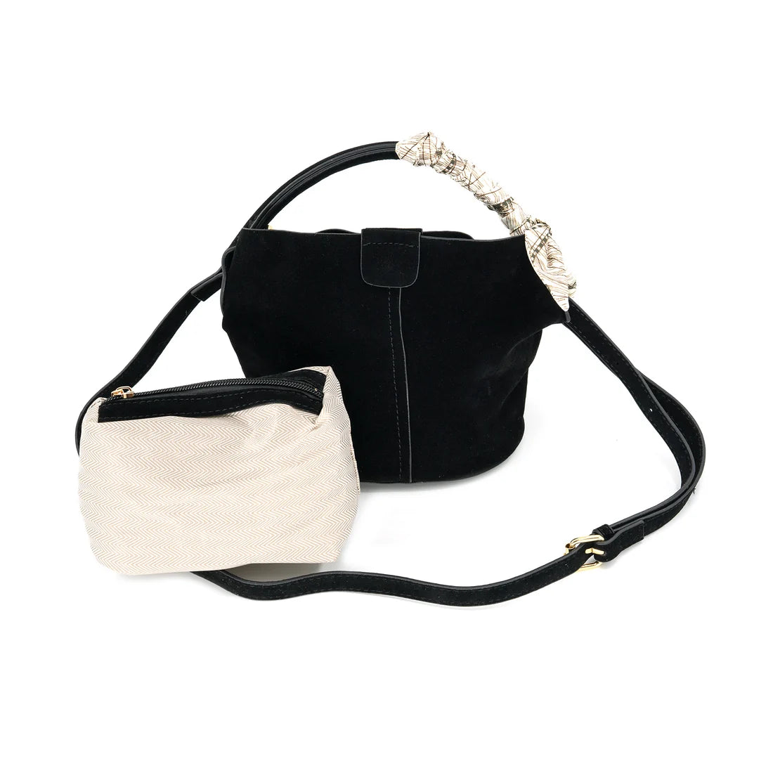 Willa Suede Bucket Bag