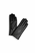 Woven Leather Gloves